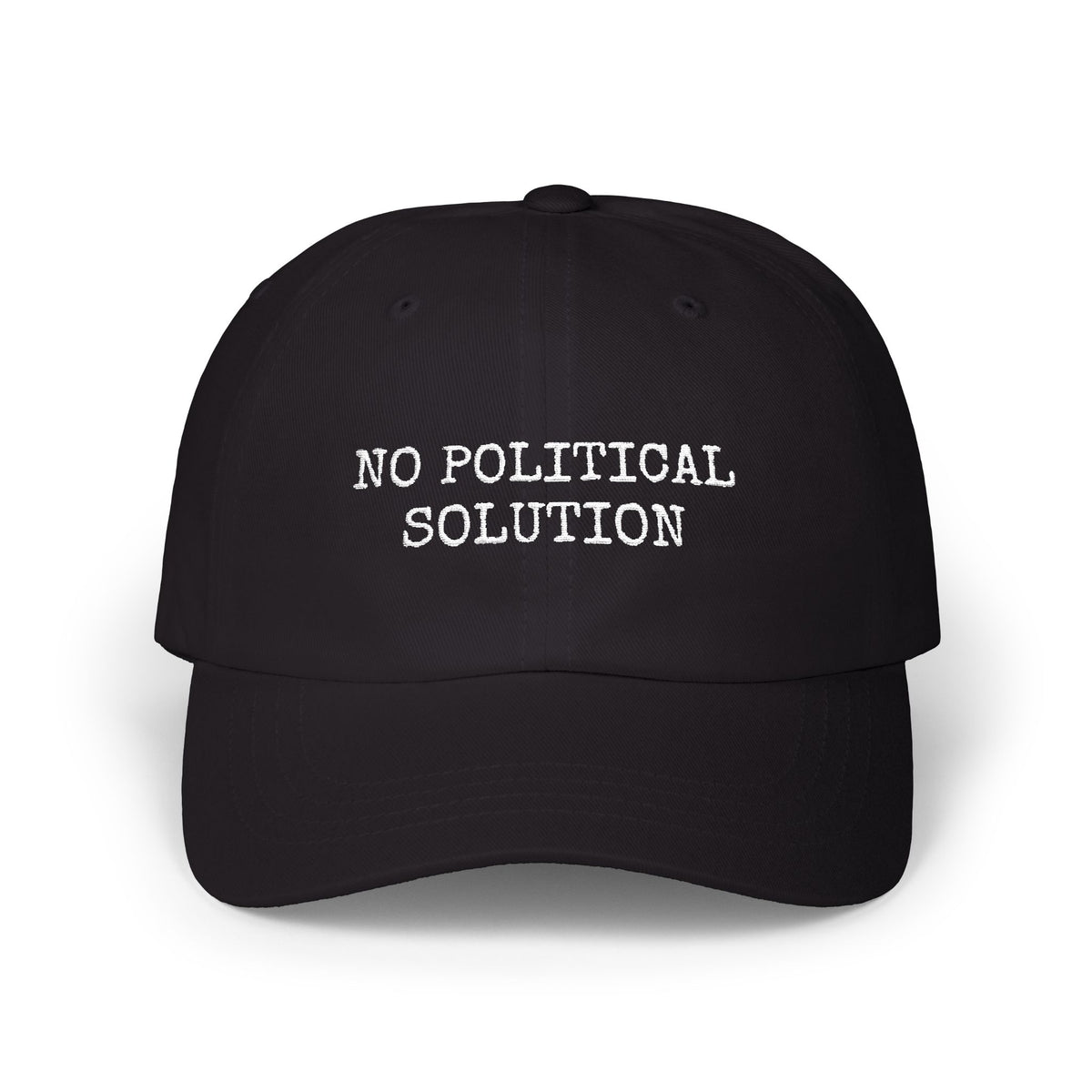 No Political Solution Dad Cap