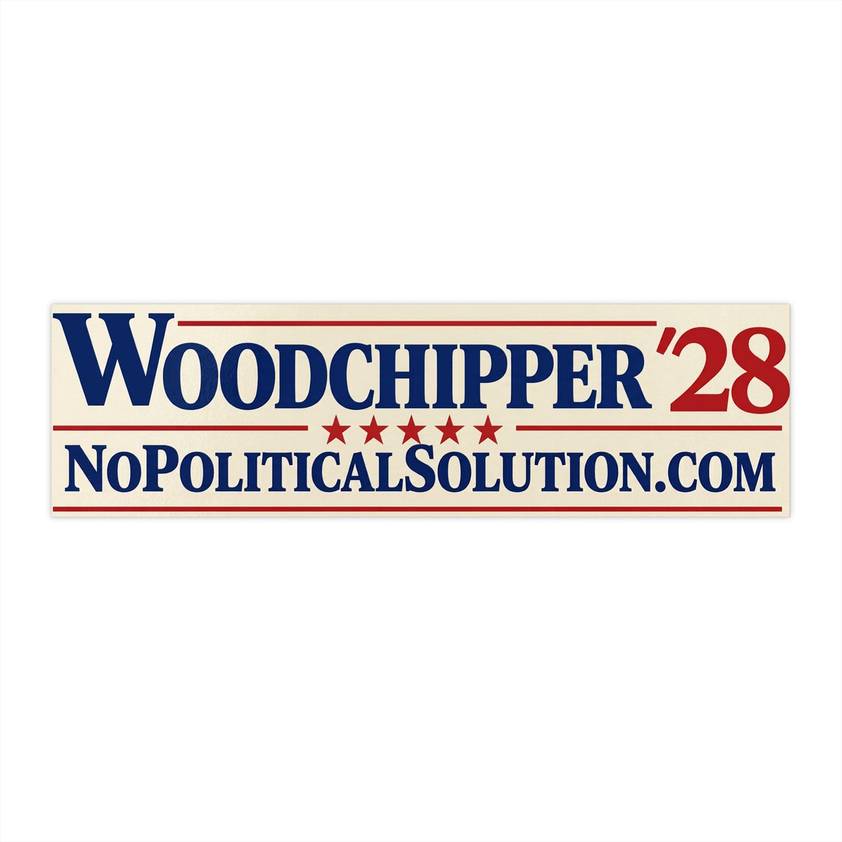Woodchipper '28 Bumper Sticker