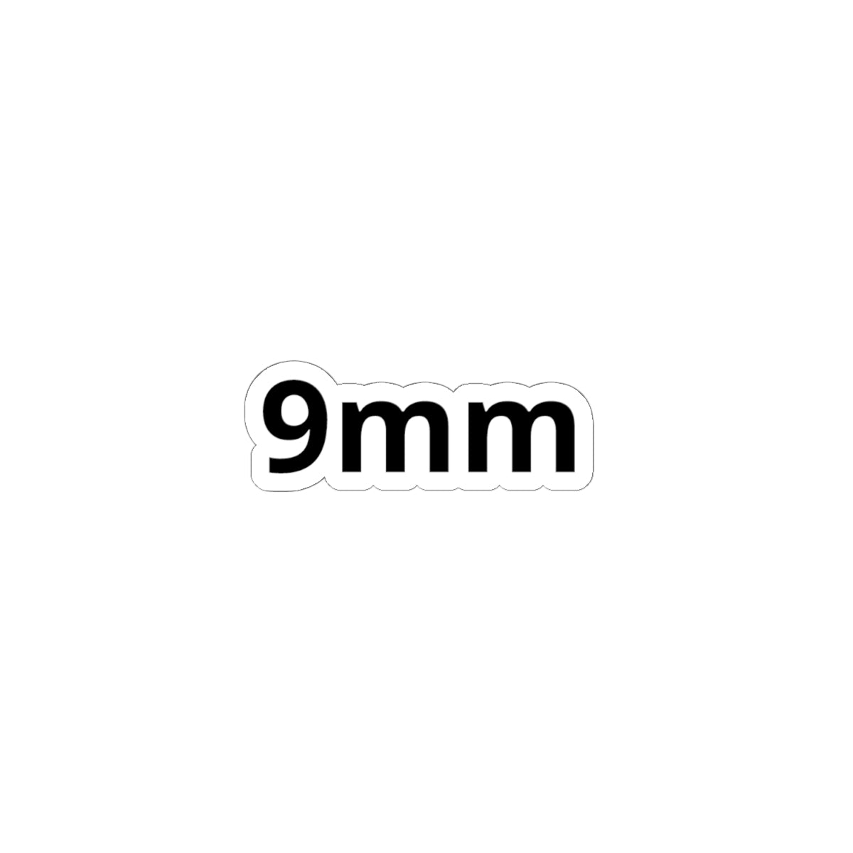 9mm Sticker For Ammo Cans & More